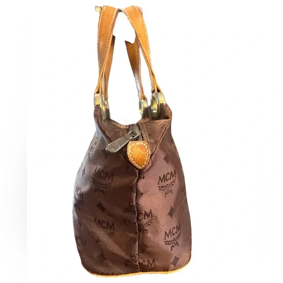 MCM Brown Satchel Bag - Picture 5 of 10